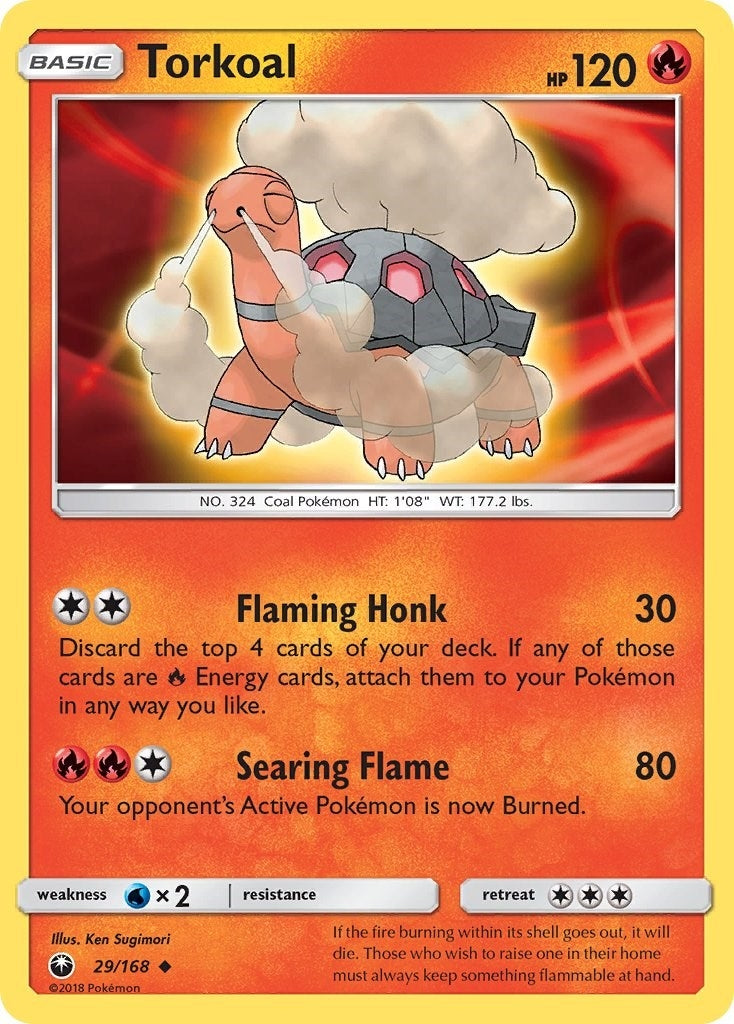Image for Torkoal (29/168) (SM - Celestial Storm) - Pokemon