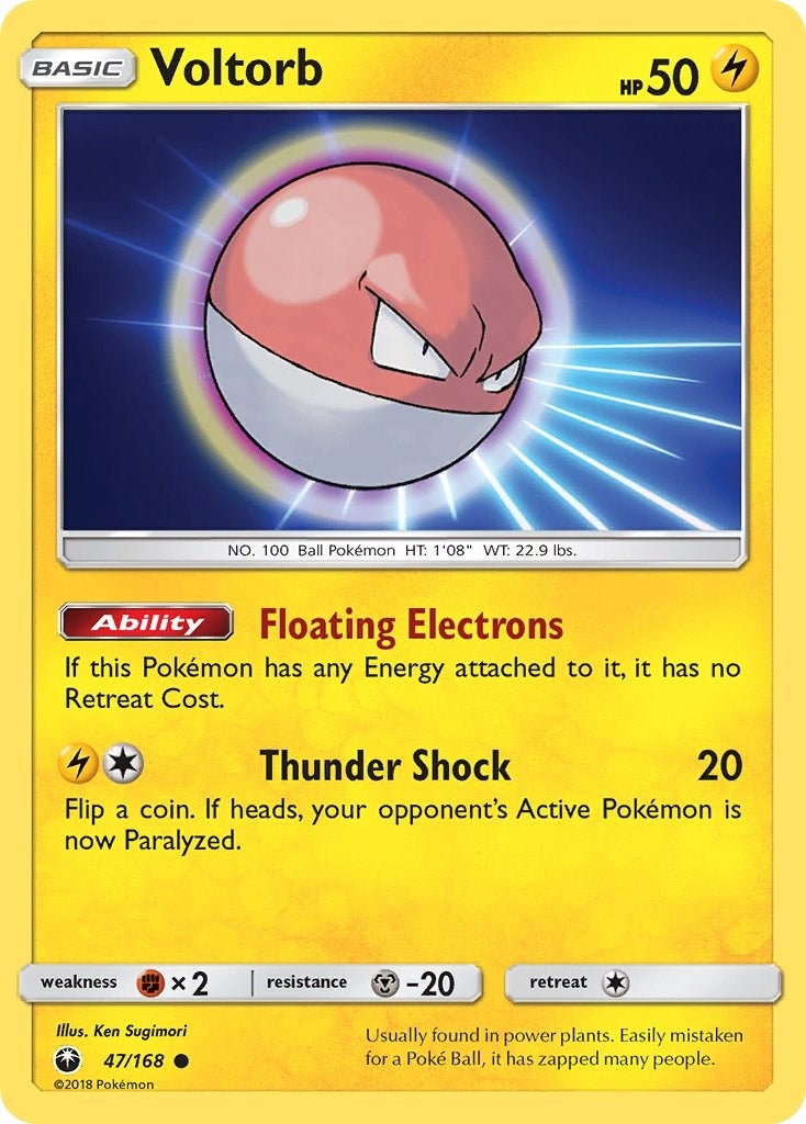 Image for Voltorb (47/168) (SM - Celestial Storm) - Pokemon