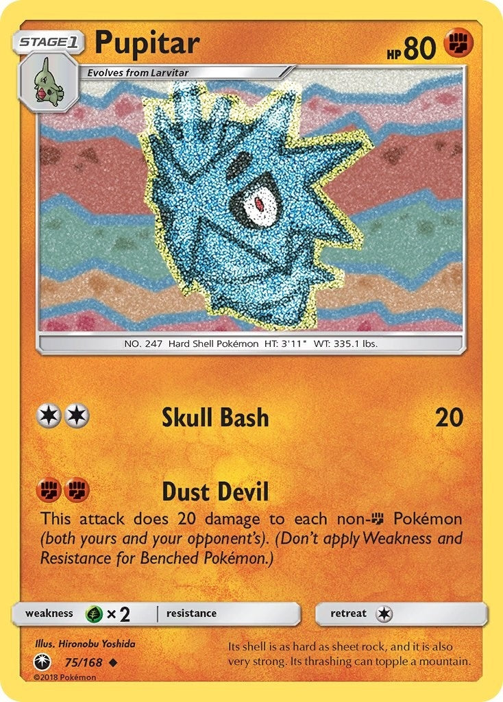 Image for Pupitar (75/168) (SM - Celestial Storm) - Pokemon