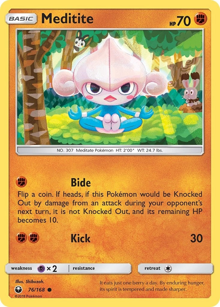 Image for Meditite (76/168) (SM - Celestial Storm) - Pokemon