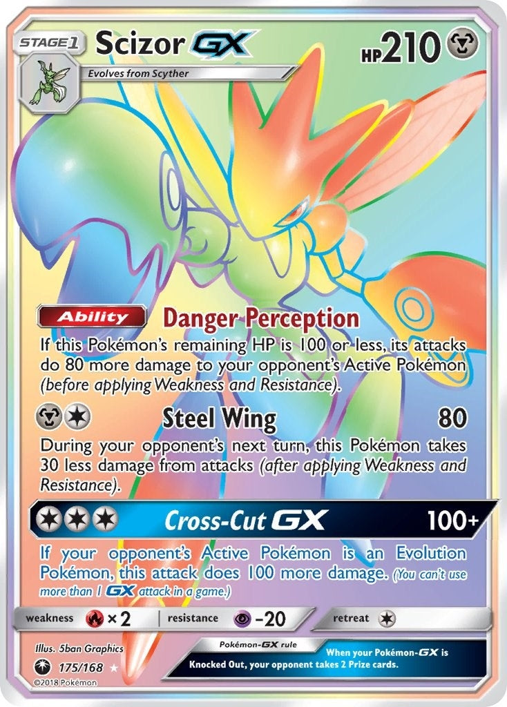 Image for Scizor GX (Secret) (175/168) (SM - Celestial Storm) - Pokemon