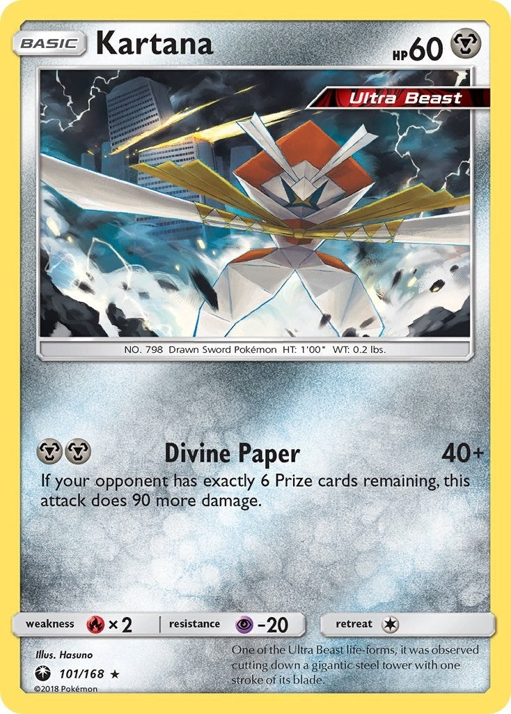 Image for Kartana (101/168) (SM - Celestial Storm) - Pokemon