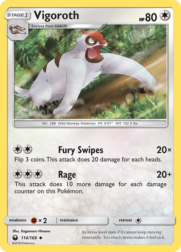 Image for Vigoroth (114/168) (SM - Celestial Storm) - Pokemon