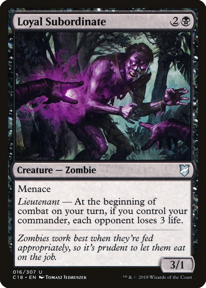 Loyal Subordinate (16) (Commander 2018)