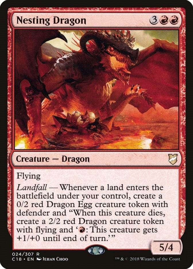 Image for Nesting Dragon (24) (Commander 2018) - Magic: The Gathering