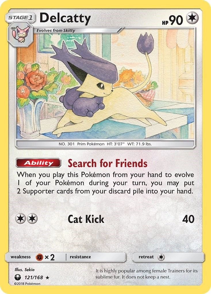 Image for Delcatty (121/168) (SM - Celestial Storm) - Pokemon