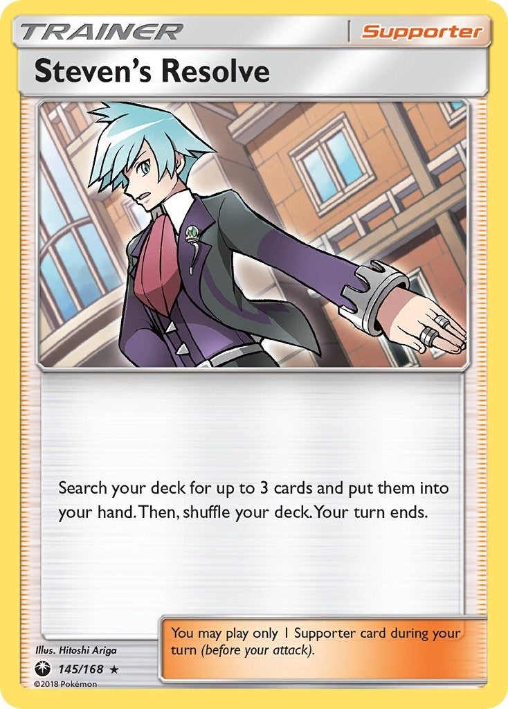 Image for Steven's Resolve (145/168) (SM - Celestial Storm) - Pokemon