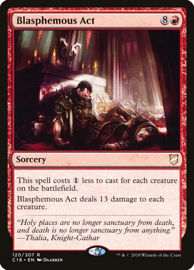 Blasphemous Act (120) (Commander 2018)