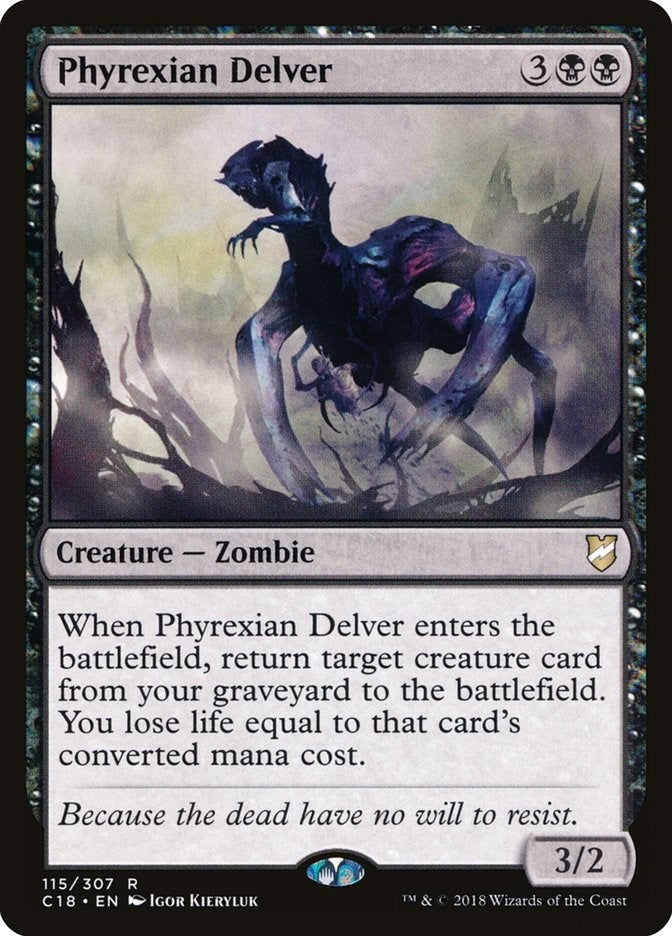 Phyrexian Delver (115) (Commander 2018)