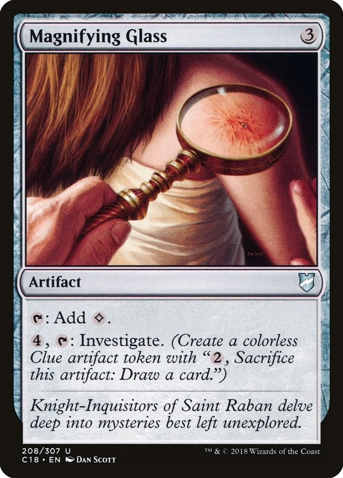 Magnifying Glass (208) (Commander 2018)