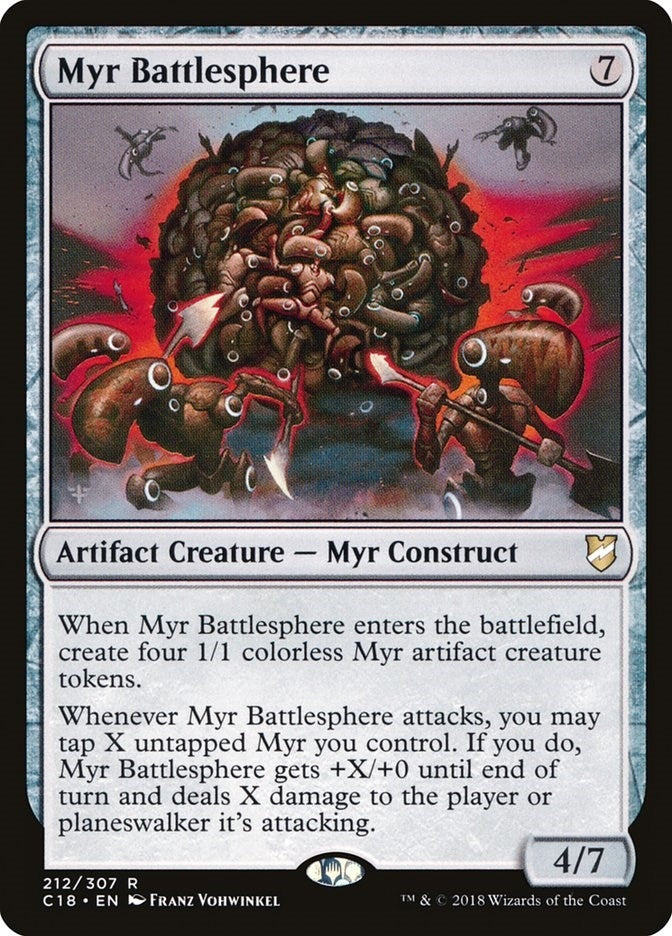Myr Battlesphere (212) (Commander 2018)