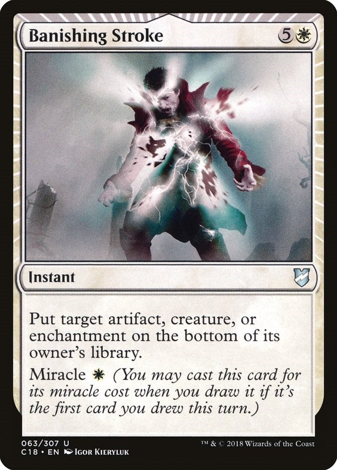 Banishing Stroke (63) (Commander 2018)