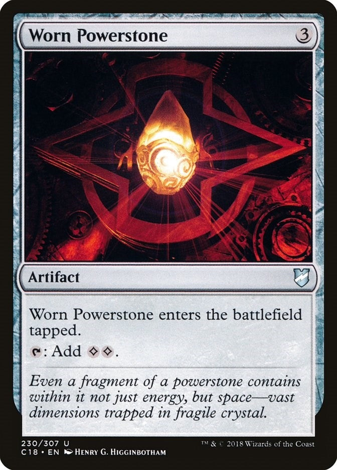 Worn Powerstone (230) (Commander 2018)