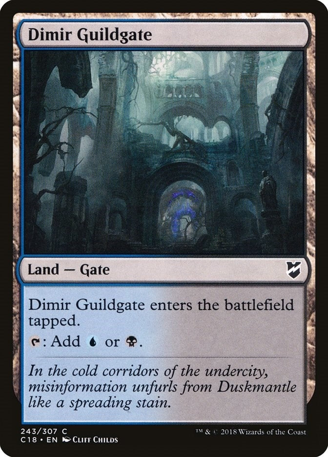 Dimir Guildgate (243) (Commander 2018)