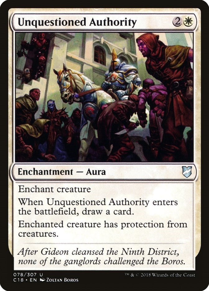 Unquestioned Authority (78)