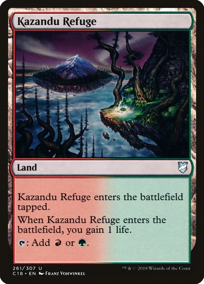Kazandu Refuge (261) (Commander 2018)