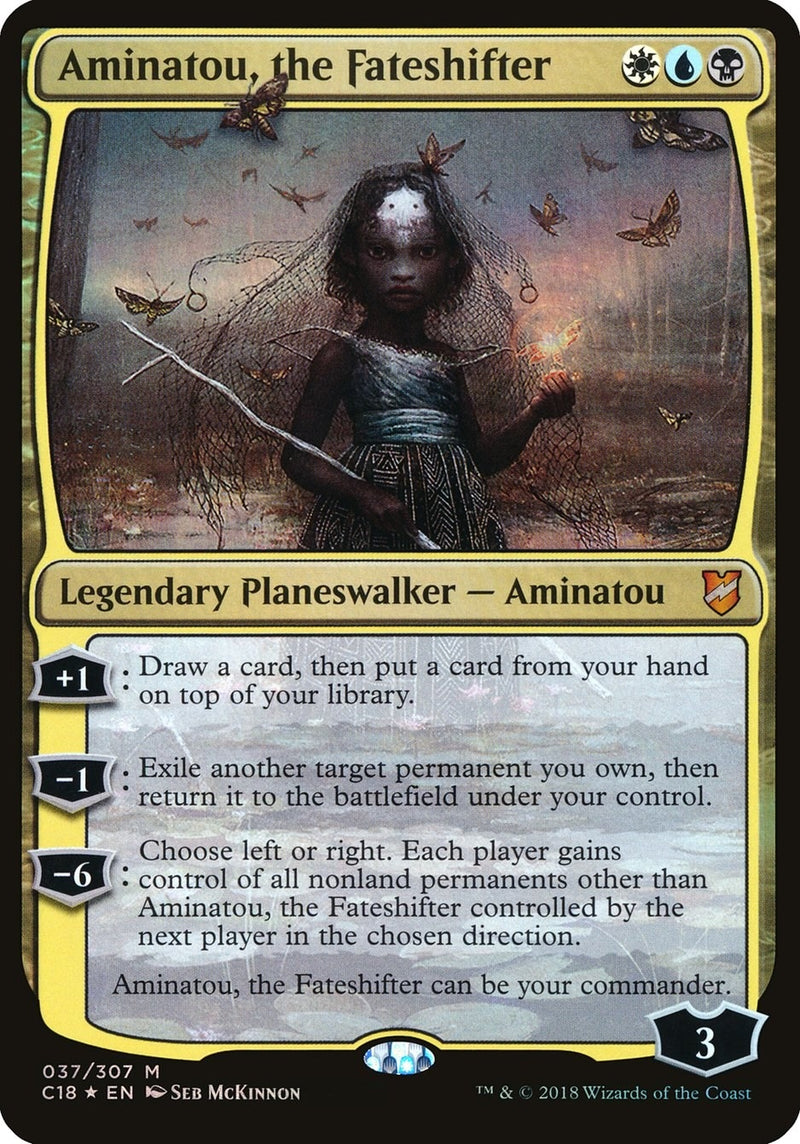 Aminatou, the Fateshifter (Commander 2018) (37) (Oversize Cards)