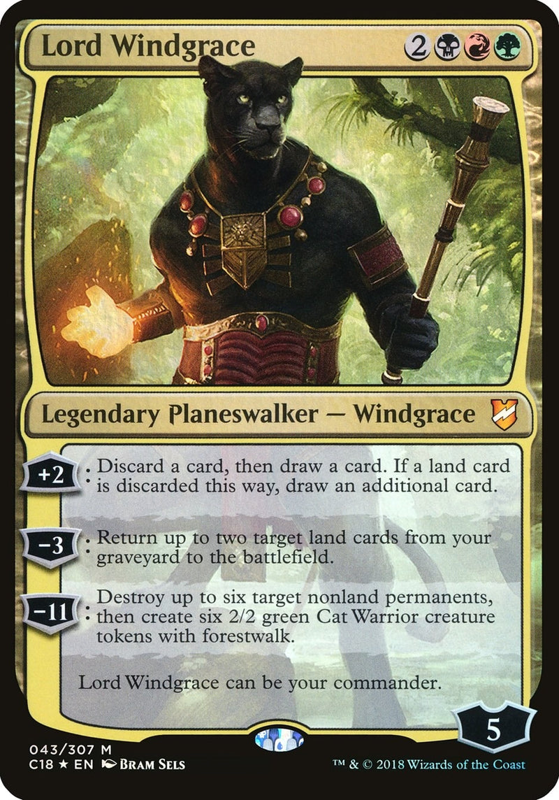 Lord Windgrace (Commander 2018) (43) (Oversize Cards)