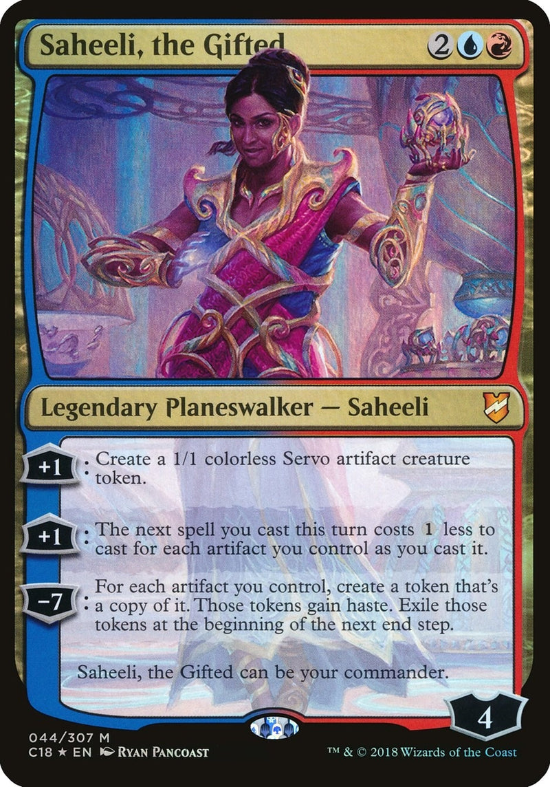Saheeli, the Gifted (Commander 2018) (44) (Oversize Cards)