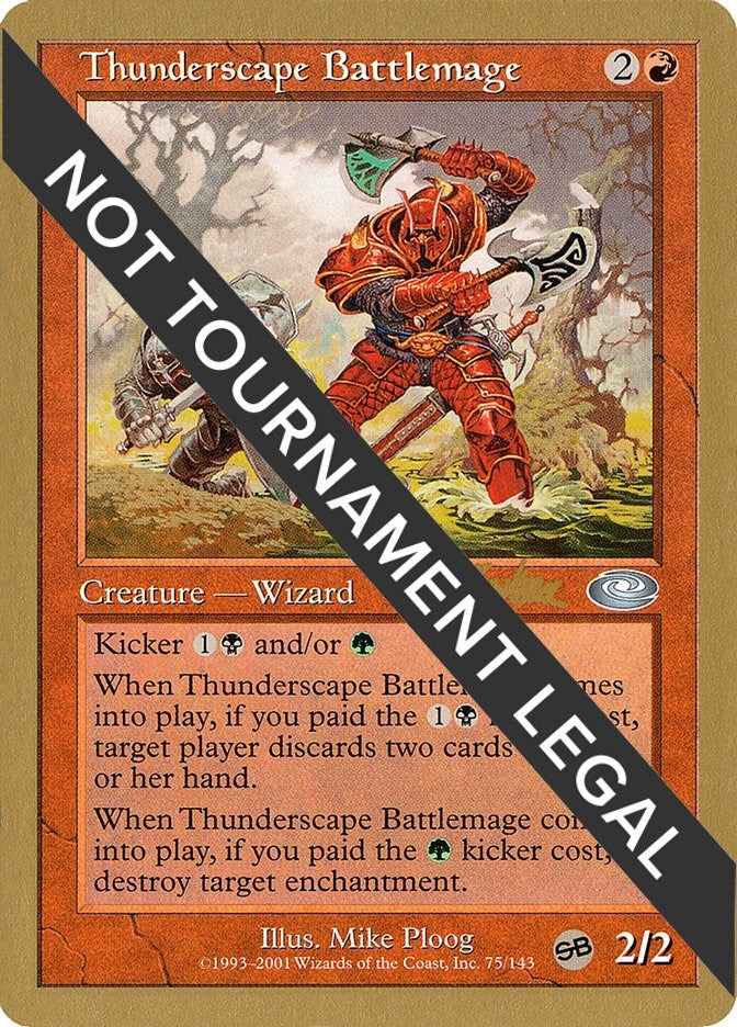 Thunderscape Battlemage - 2002 Brian Kibler (PLS) (SB) (World Championship Decks)