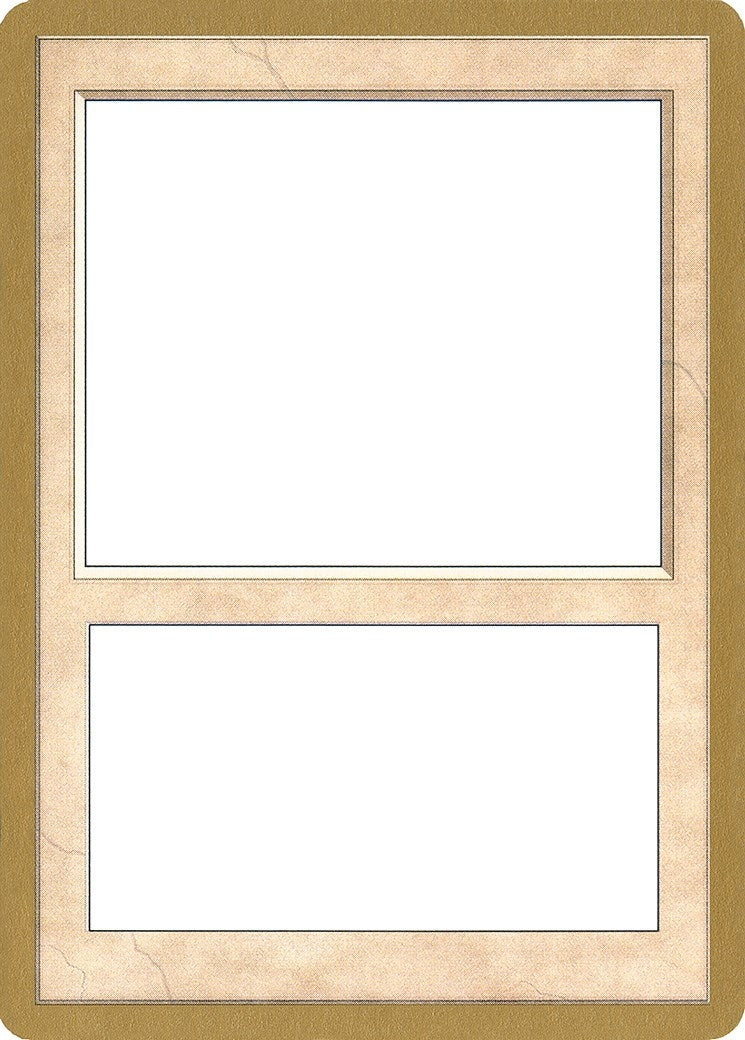 2002 World Championship Blank Card (World Championship Decks)