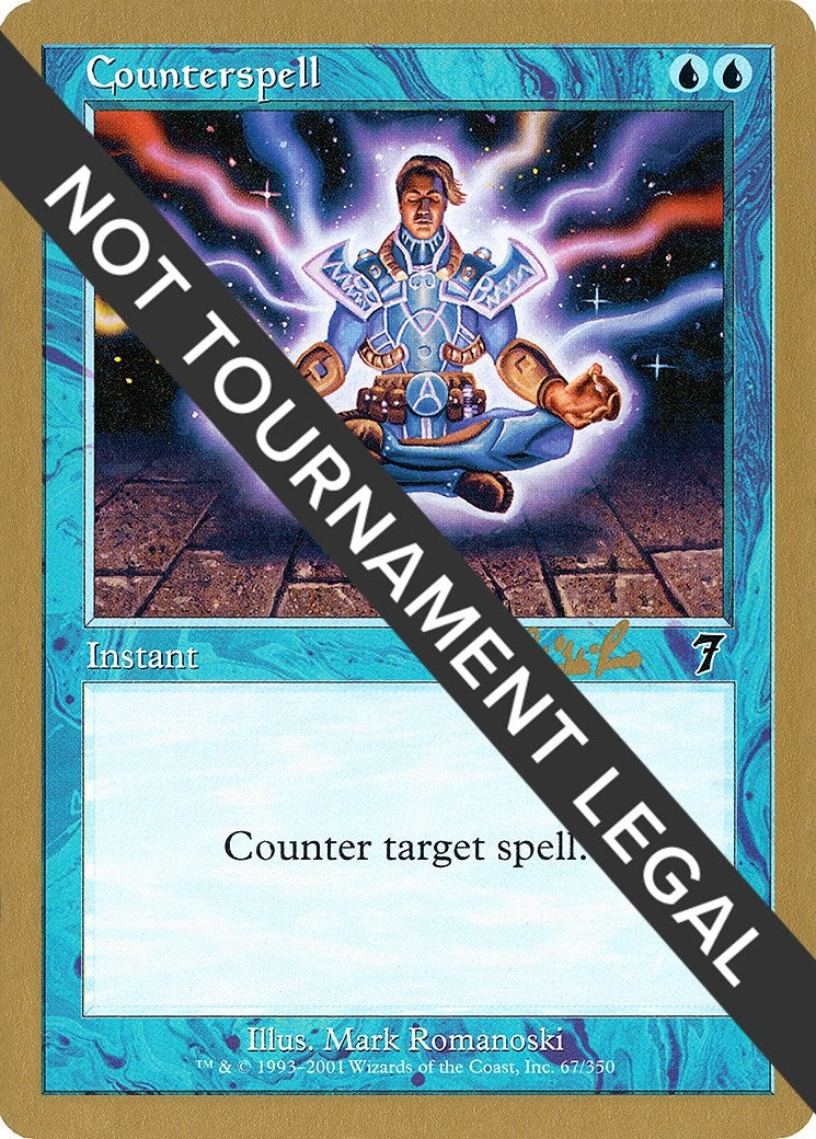 Counterspell - 2002 Carlos Romao (7ED) (World Championship Decks)