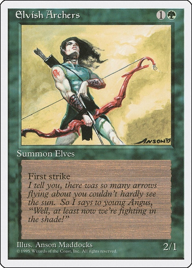 Elvish Archers (127) (Fourth Edition)