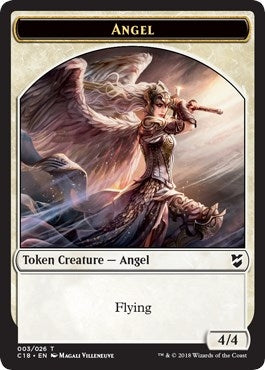 Angel // Soldier Double-Sided Token (3 // 6) (Commander 2018)