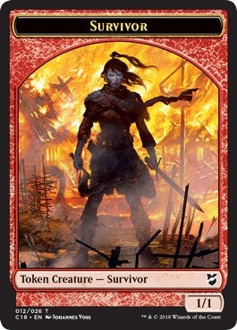 Survivor // Myr (023) Double-Sided Token (12 // 23) (Commander 2018)