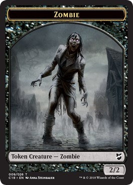 Zombie // Angel Double-Sided Token (9 // 3) (Commander 2018)