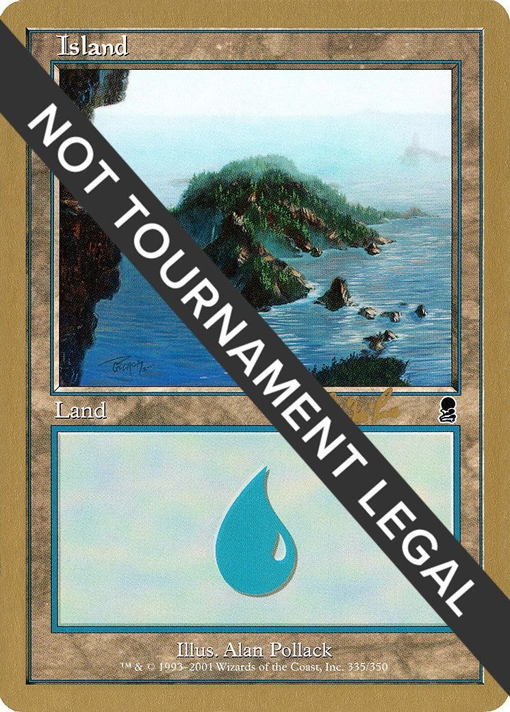 Island (335) - 2002 Carlos Romao (ODY) (World Championship Decks)