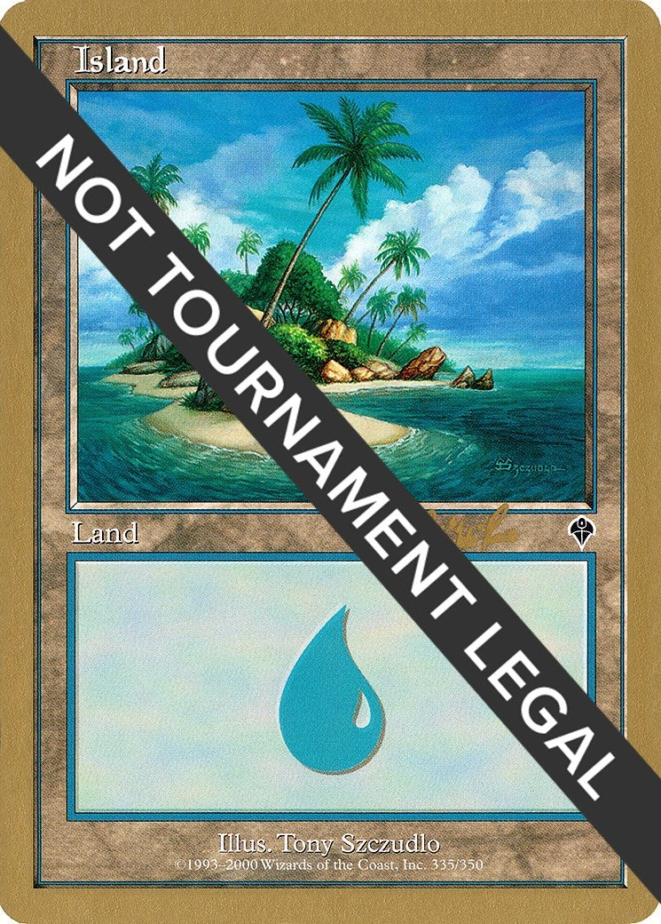 Island (335) - 2002 Carlos Romao (INV) (World Championship Decks)