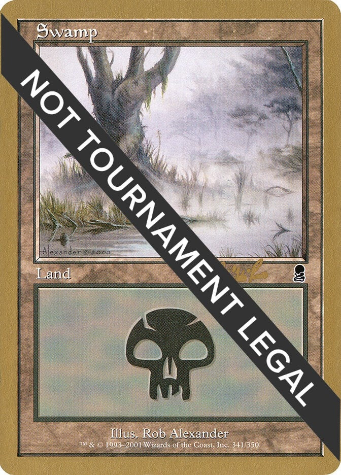 Swamp (341) - 2002 Carlos Romao (ODY) (World Championship Decks)