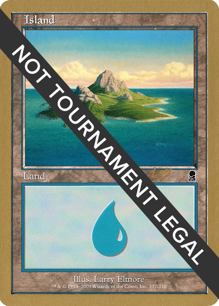 Island (337) - 2002 Raphael Levy (ODY) (World Championship Decks)