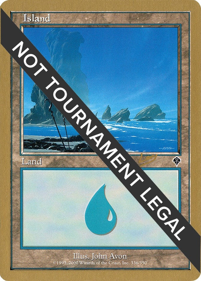 Island (336) - 2002 Raphael Levy (INV) (World Championship Decks)