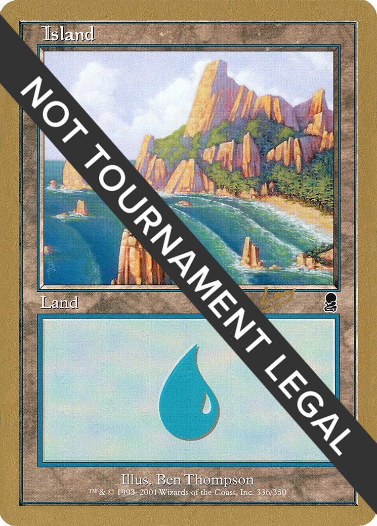 Island (336) - 2002 Raphael Levy (ODY) (World Championship Decks)