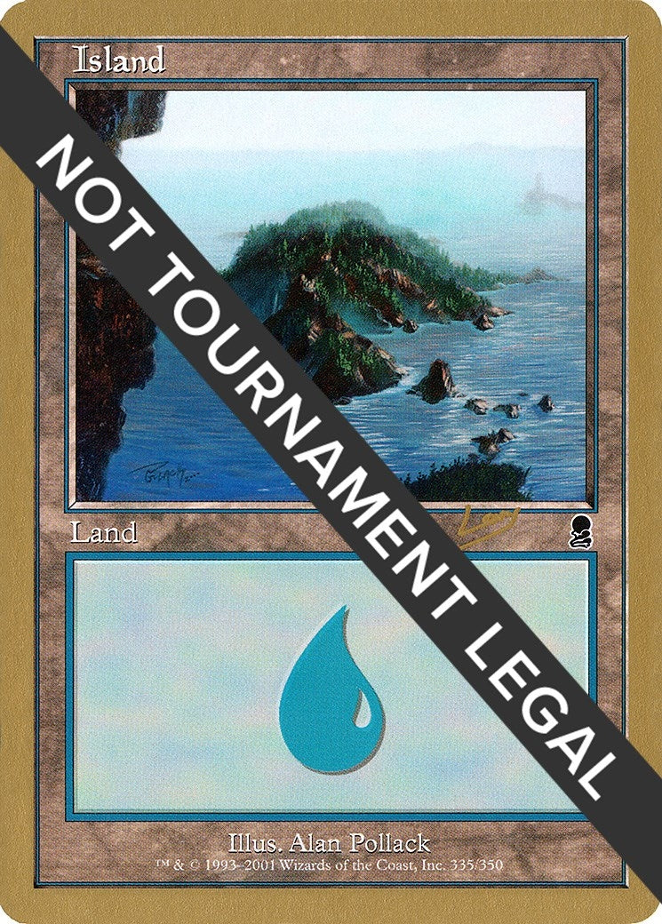 Island (335) - 2002 Raphael Levy (ODY) (World Championship Decks)