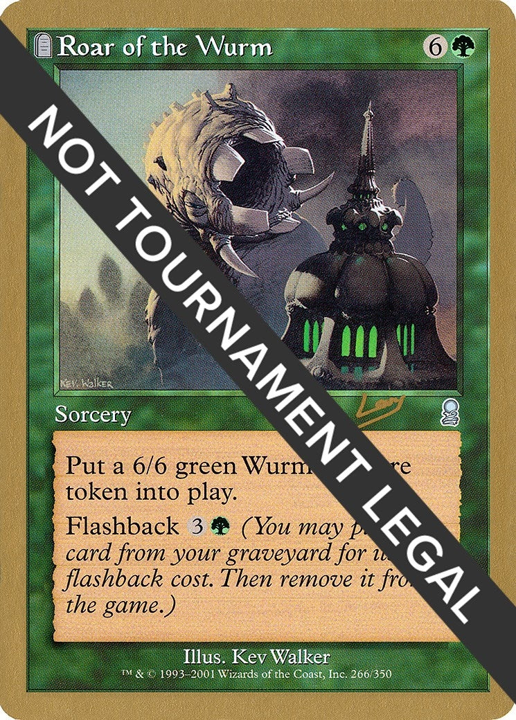 Roar of the Wurm - 2002 Raphael Levy (ODY) (World Championship Decks)