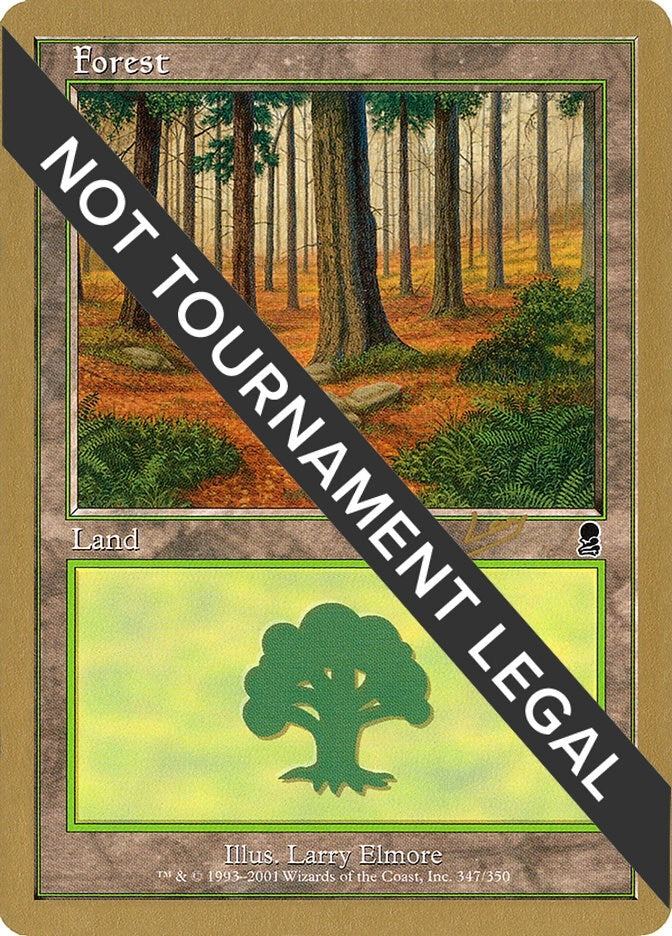 Forest (347) - 2002 Sim Han How (ODY) (World Championship Decks)