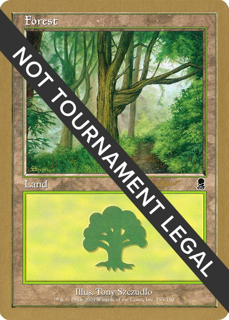 Forest (350) - 2002 Sim Han How (ODY) (World Championship Decks)