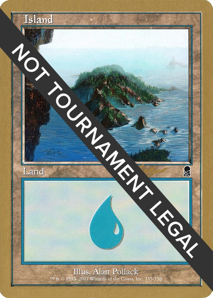 Island (335) - 2002 Sim Han How (ODY) (World Championship Decks)