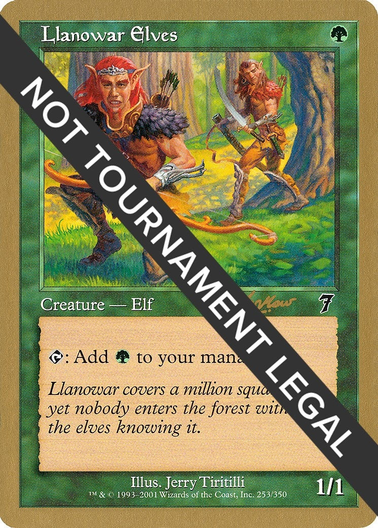 Llanowar Elves - 2002 Sim Han How (7ED) (World Championship Decks)
