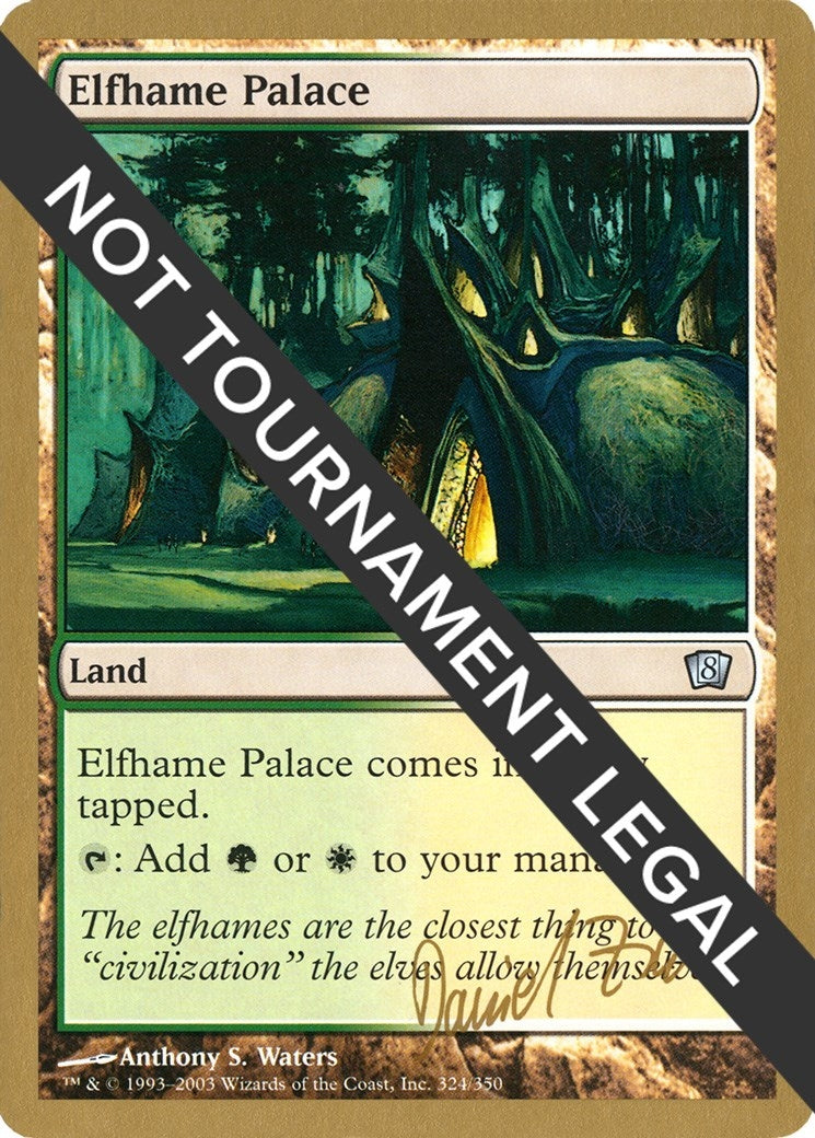 Elfhame Palace - 2003 Daniel Zink (8ED) (World Championship Decks)