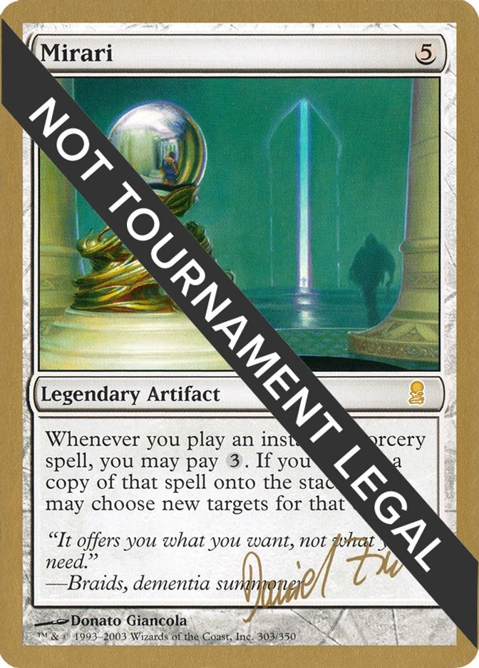 Mirari - 2003 Daniel Zink (ODY) (World Championship Decks)