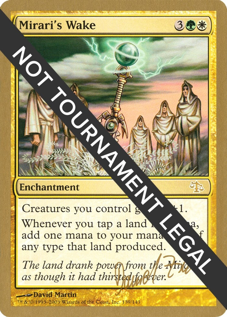Mirari's Wake - 2003 Daniel Zink (JUD) (World Championship Decks)