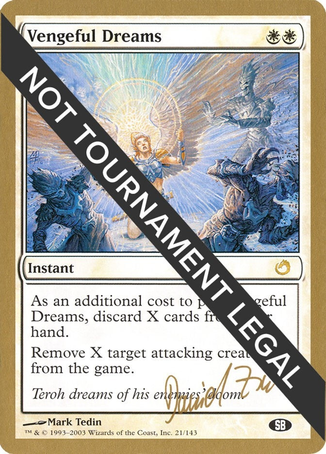 Image for Vengeful Dreams - 2003 Daniel Zink (TOR) (SB) - Magic: The Gathering