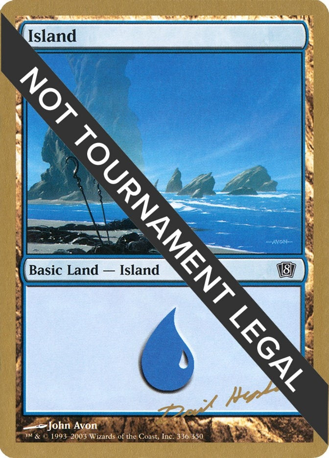 Island (336) - 2003 Dave Humpherys (8ED) (World Championship Decks)