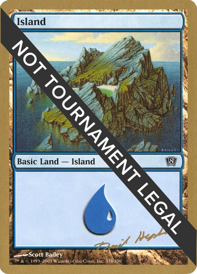 Island (338) - 2003 Dave Humpherys (8ED) (World Championship Decks)