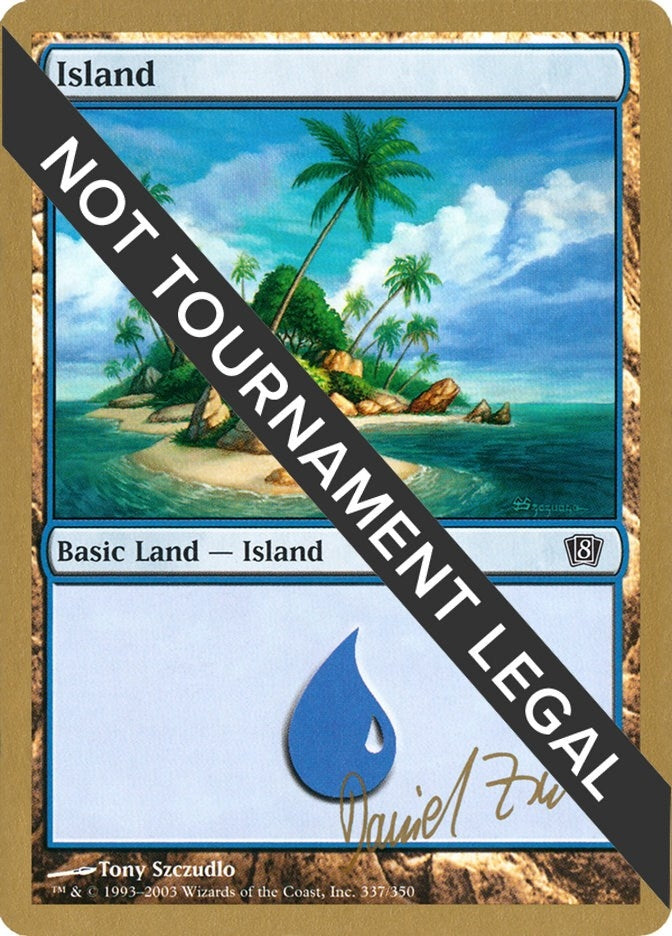 Island (337) - 2003 Dave Humpherys (8ED) (World Championship Decks)