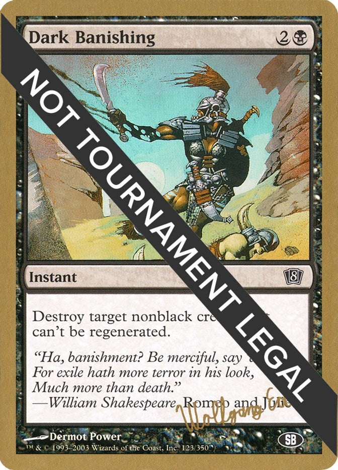 Dark Banishing - 2003 Wolfgang Eder (8ED) (SB) (World Championship Decks)